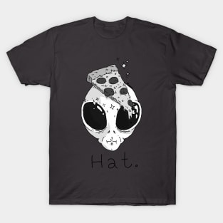 Alien Pizza Hat T-Shirt